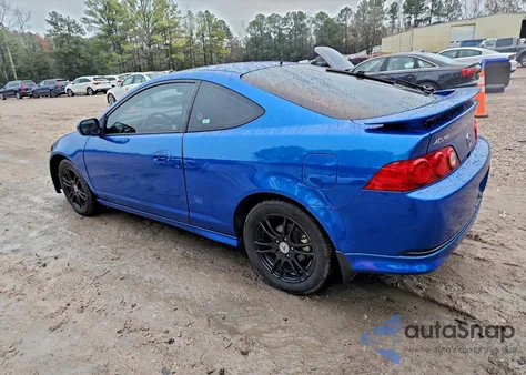 2006 Acura Rsx from USA, damaged, VIN JH4DC54866S020738